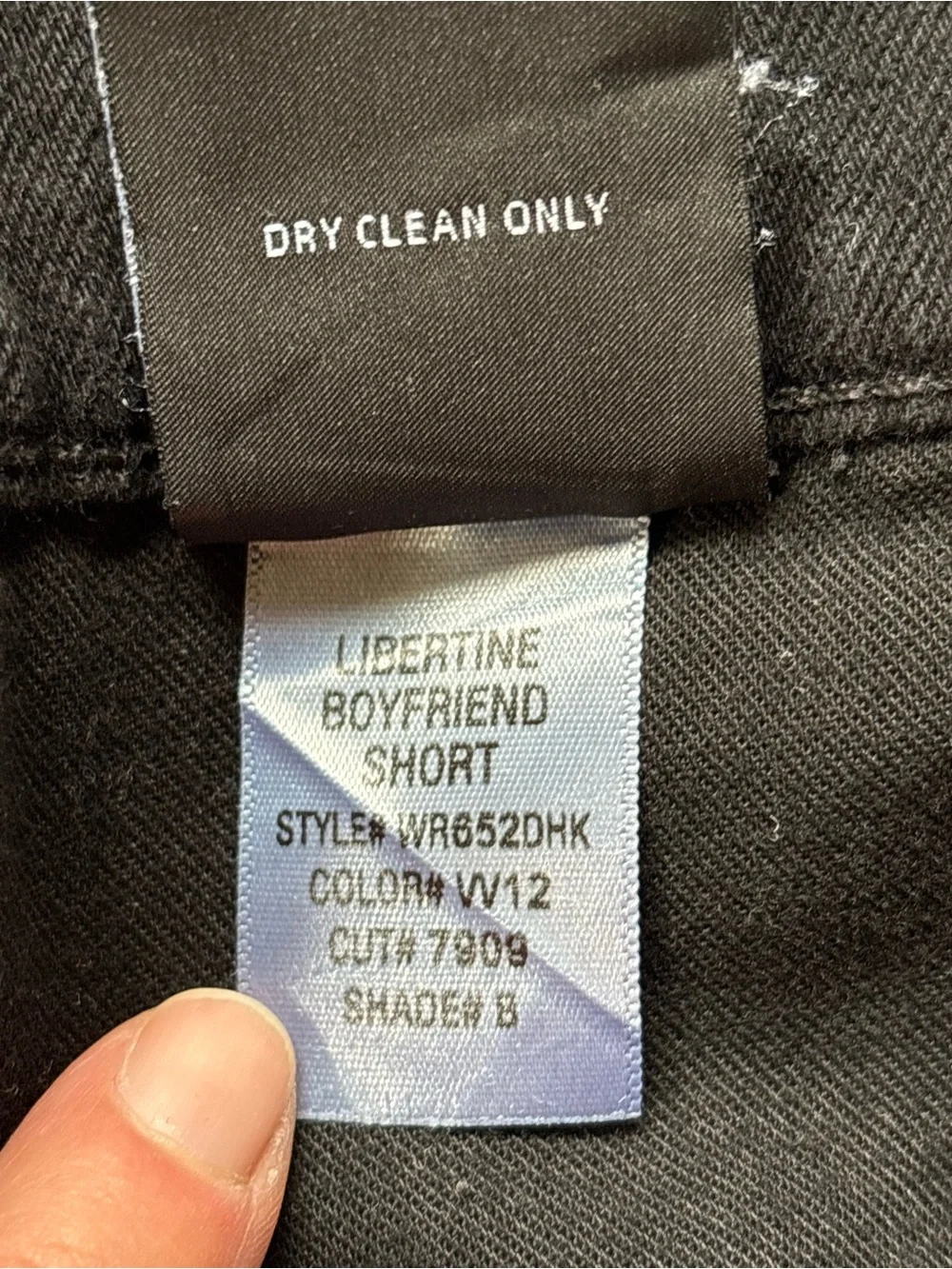 Hudson Jeans Libertine Boyfriend Shorts Black Stud Sz 29